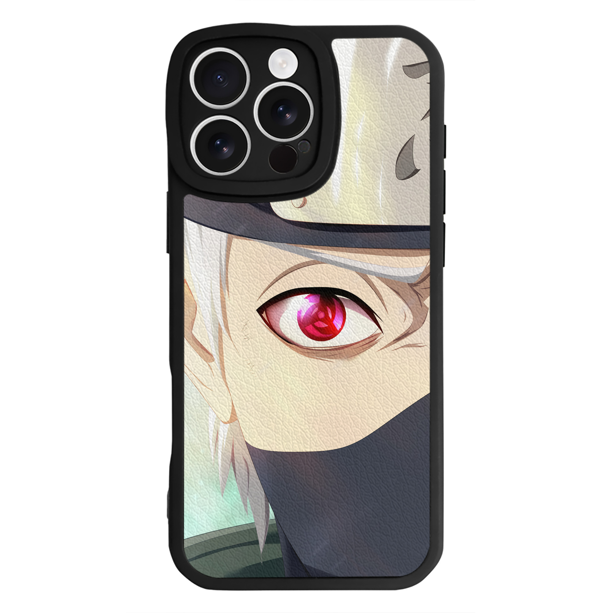 （画像用） NARUTO -ナルト- NARUTO -ナルト- 疾風伝 【iPhone 16シリーズ対応】シリコンスマホケース（レザー調） 材質：シリコン